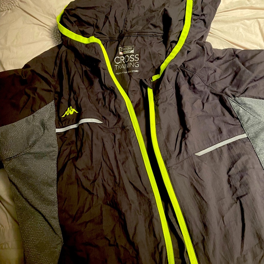 Kappa cross training jacket lightweight packable small